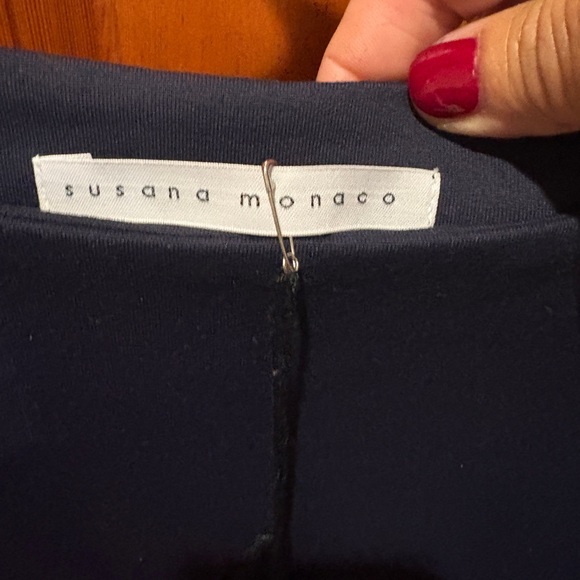 Susana Monaco Navy Bodycon Dress - Picture 9 of 13